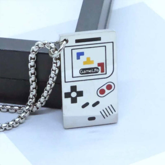 Collar "Game Life" – Consola Retro Pixelada | Estilo Urbano Unisex